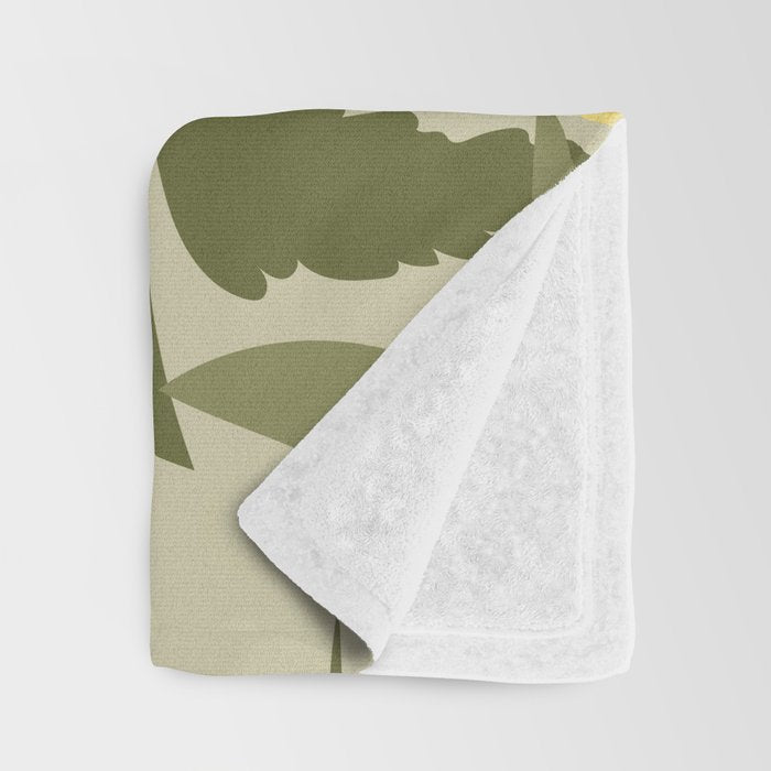 Flower Market, Prague, Abstract floral art Throw Blanket Gallery Image 3