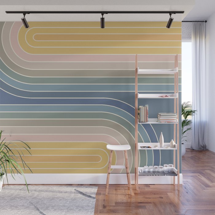 Gradient Curvature IV Wall Mural Gallery Image 1