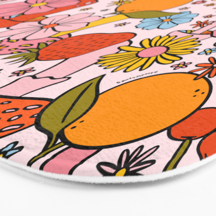 Summertime Print Bath Mat Gallery Image 3