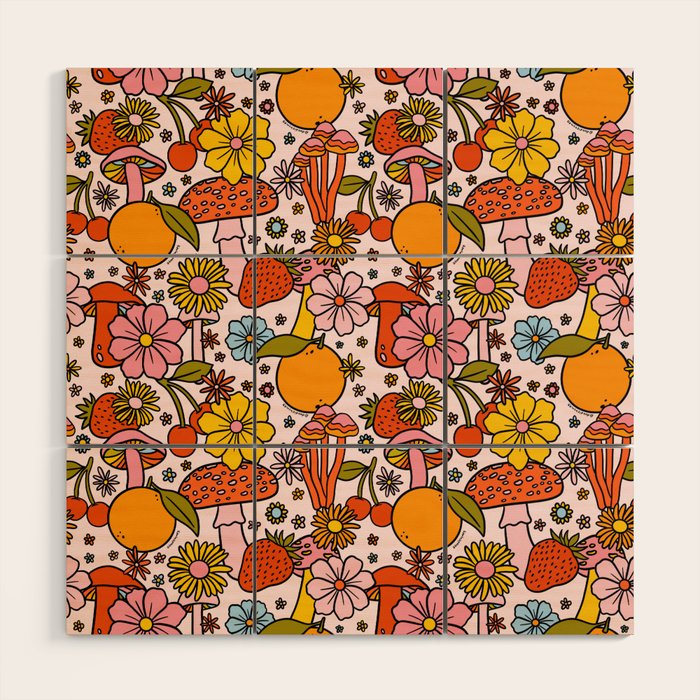 Summertime Print Wood Wall Art Gallery Image 1