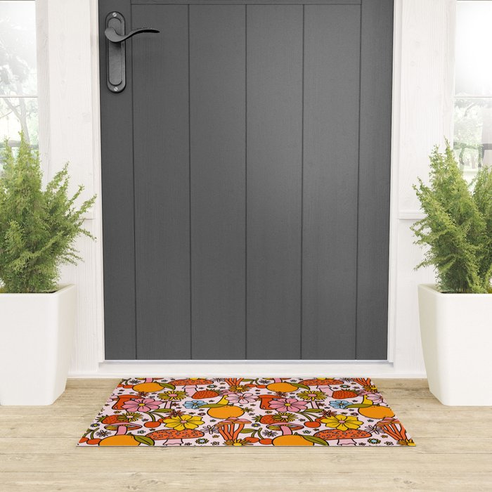 Summertime Print Welcome Mat Gallery Image 3