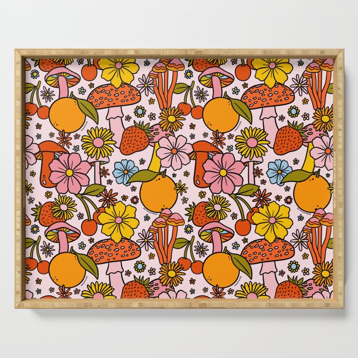 Summertime Print Serving Tray Gallery Image 1