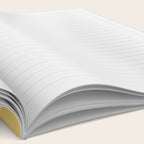 Bows & Ribbons Pattern XXI Butter Yellow Notebook Gallery Image 2