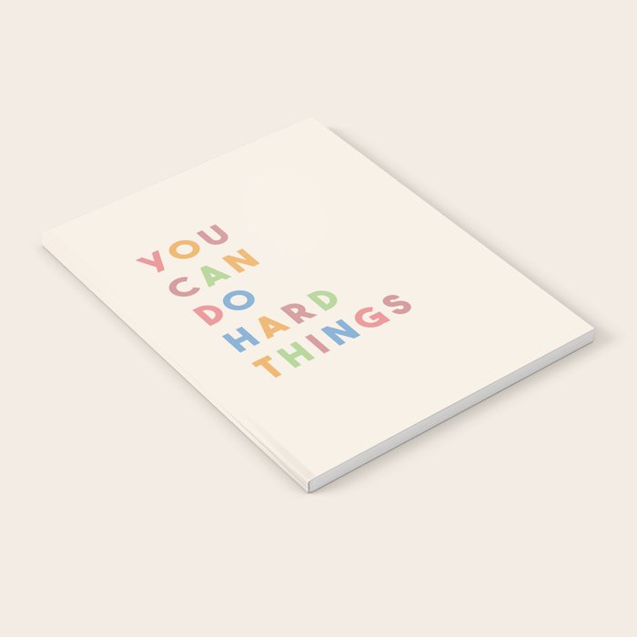 You Can Do Hard Things Notebook Gallery Image 1