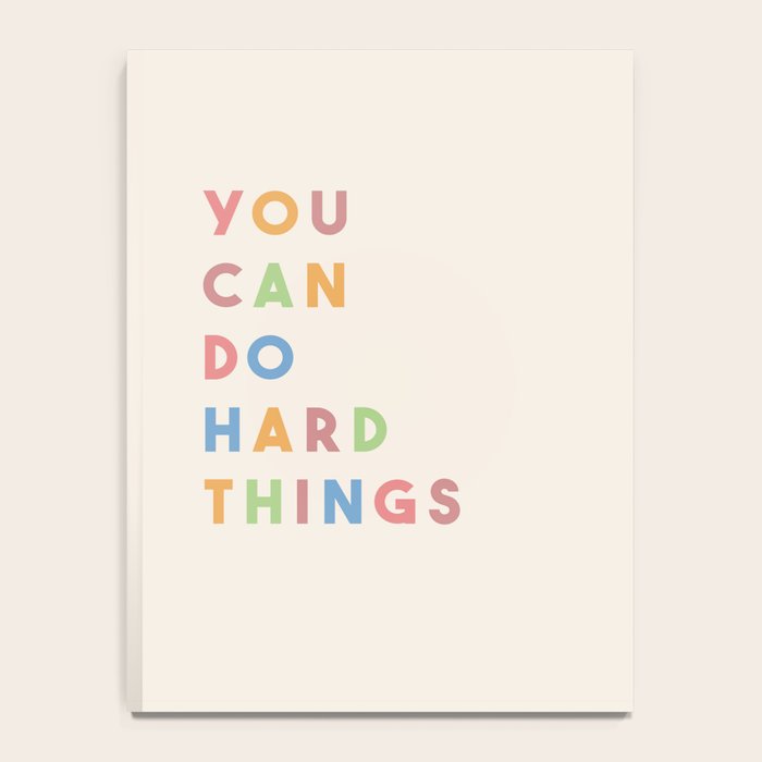 You Can Do Hard Things Notebook Gallery Image 4