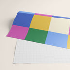 Bold Colorful Checks Pattern - Large XVI Wrapping Paper Gallery Image 2