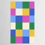Bold Colorful Checks Pattern - Large XVI Tablecloth Gallery Image 2