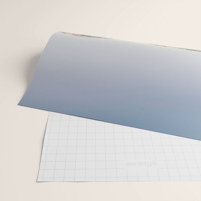 Beautiful Blue Crater Lake Wrapping Paper Gallery Image 2
