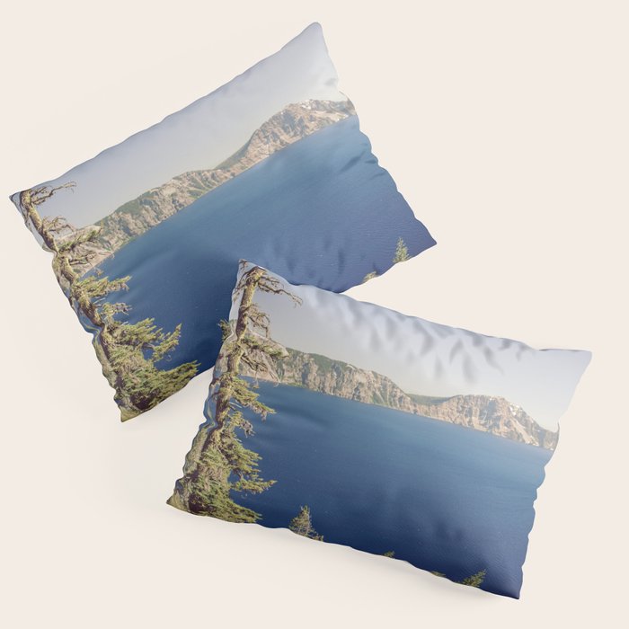 Beautiful Blue Crater Lake Pillow Sham Gallery Image 3