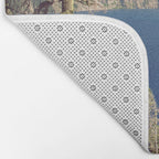 Beautiful Blue Crater Lake Bath Mat Gallery Image 2