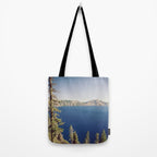 Beautiful Blue Crater Lake Tote Bag Gallery Image 2
