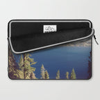 Beautiful Blue Crater Lake Laptop Sleeve Gallery Image 2