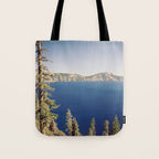 Beautiful Blue Crater Lake Tote Bag Gallery Image 1