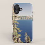Beautiful Blue Crater Lake iPhone Case Gallery Image 1