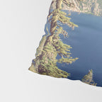 Beautiful Blue Crater Lake Pillow Sham Gallery Image 4