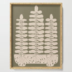 One Hundred-Leaved Plant #22 Serving Tray Gallery Image 1