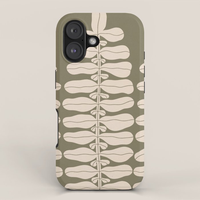 One Hundred-Leaved Plant #22 iPhone Case Gallery Image 1