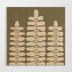 One Hundred-Leaved Plant #22 Wood Wall Art Gallery Image 1