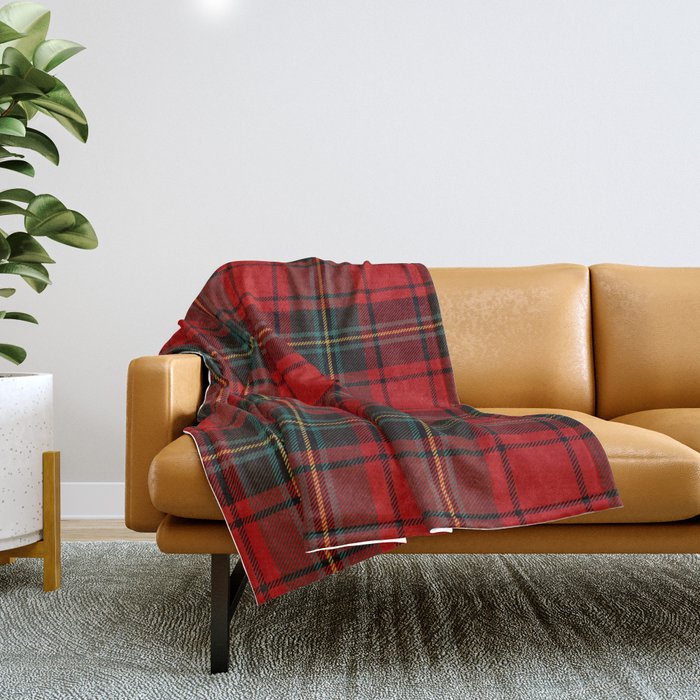  Christmas Tartan Plaid Throw Blanket Gallery Image 1