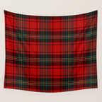  Christmas Tartan Plaid Wall Tapestry Gallery Image 4