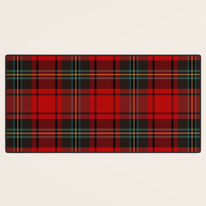  Christmas Tartan Plaid Desk Mat Gallery Image 3