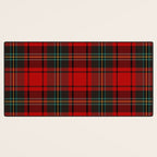  Christmas Tartan Plaid Desk Mat Gallery Image 3