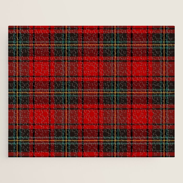  Christmas Tartan Plaid Jigsaw Puzzle Gallery Image 1