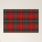  Christmas Tartan Plaid Welcome Mat Gallery Image 1
