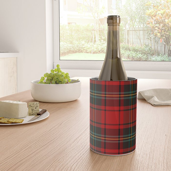  Christmas Tartan Plaid Wine Chiller Gallery Image 4
