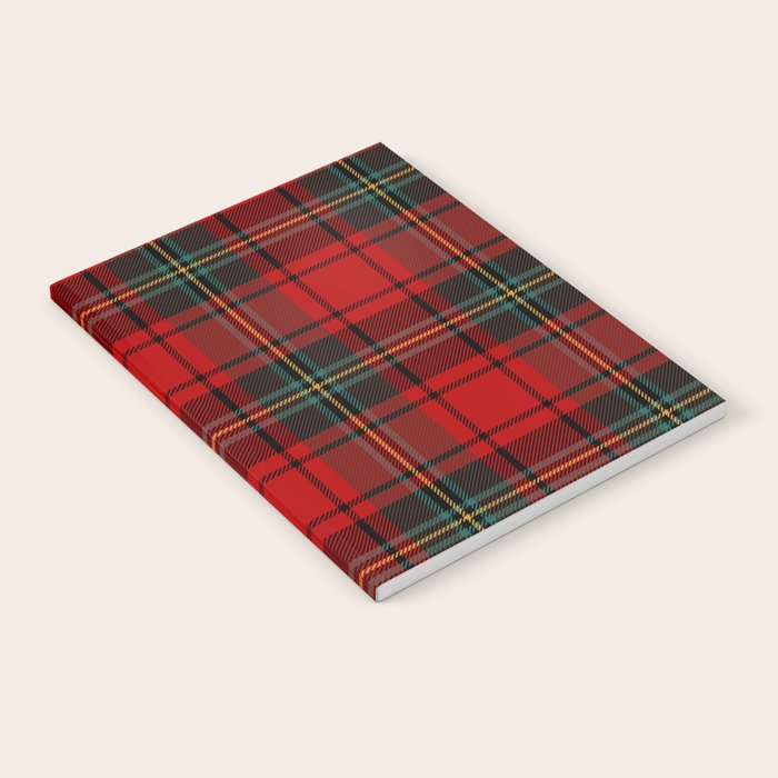  Christmas Tartan Plaid Notebook Gallery Image 1