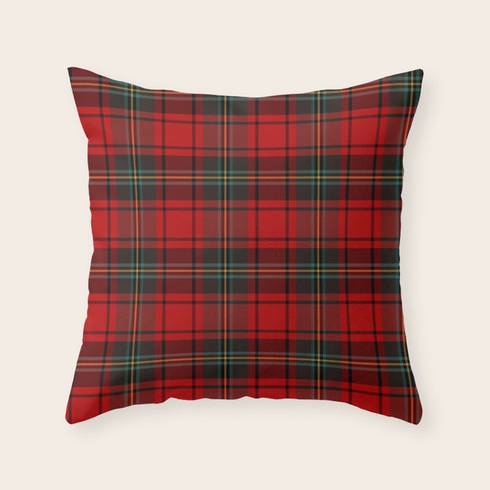  Christmas Tartan Plaid Throw Pillow Gallery Image 6