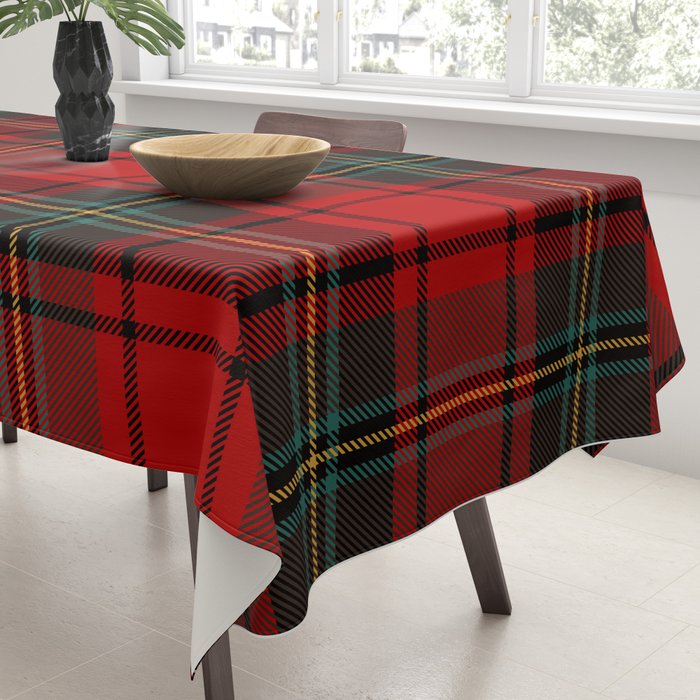  Christmas Tartan Plaid Tablecloth Gallery Image 3
