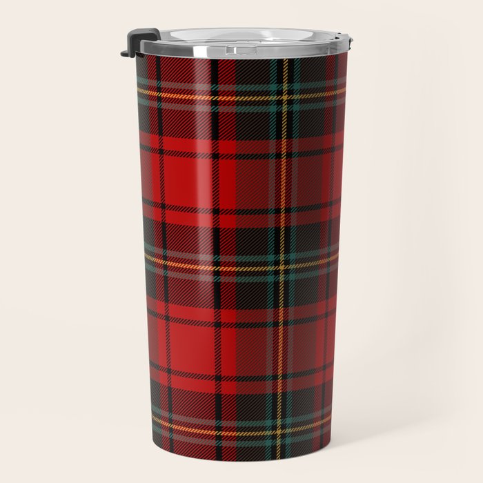  Christmas Tartan Plaid Travel Mug Gallery Image 3