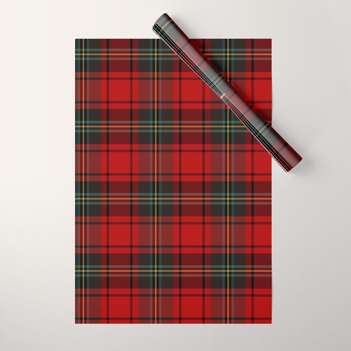  Christmas Tartan Plaid Wrapping Paper Gallery Image 1