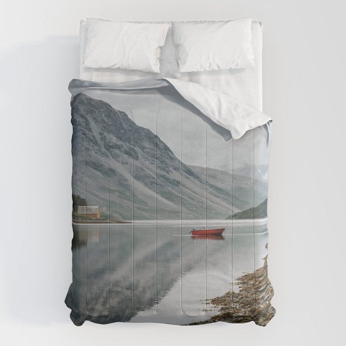 Norway I - Landscape and Nature Photography Comforter Gallery Image 6