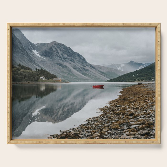 Norway I - Landscape and Nature Photography Serving Tray Gallery Image 1