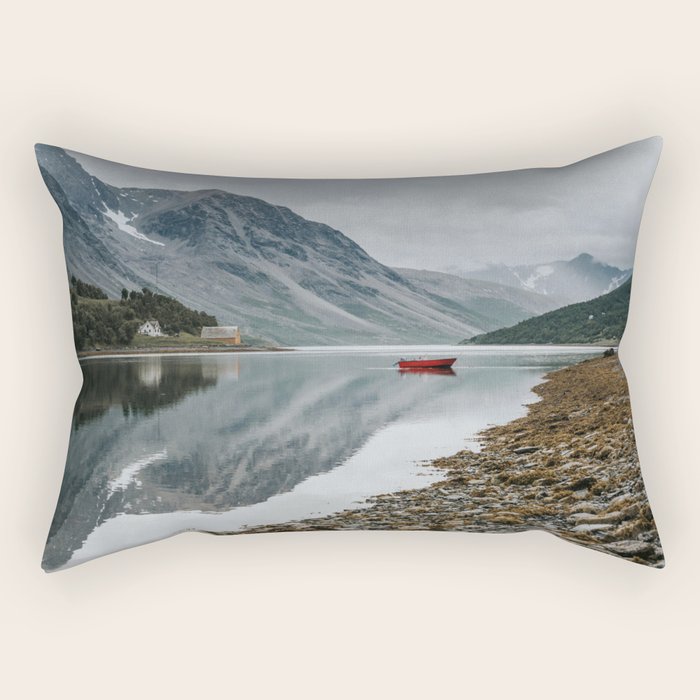 Norway I - Landscape and Nature Photography Rectangular Pillow Gallery Image 2