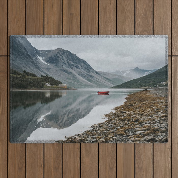 Norway I - Landscape and Nature Photography Outdoor Rug Gallery Image 1