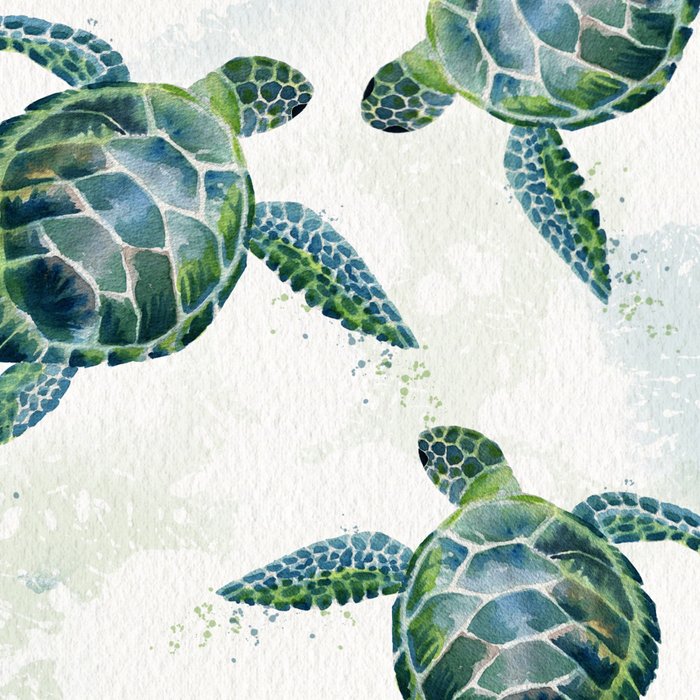 Swimming Together 3 - Sea Turtle  Coffee Mug Gallery Image 2