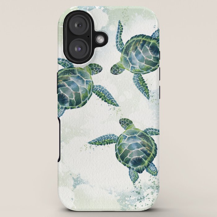 Swimming Together 3 - Sea Turtle  iPhone Case Gallery Image 5