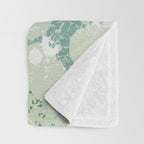 Swimming Together 3 - Sea Turtle  Throw Blanket Gallery Image 3