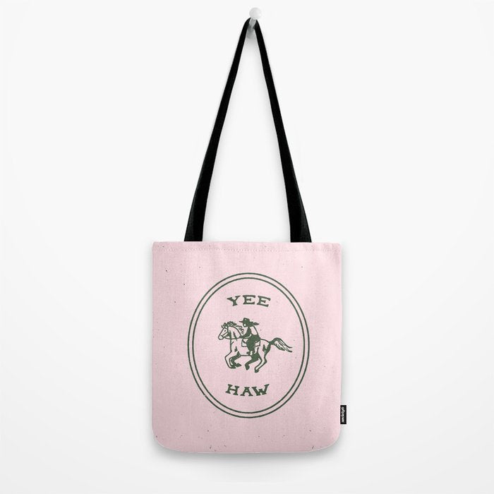 Yee Haw in Pink Tote Bag Gallery Image 2