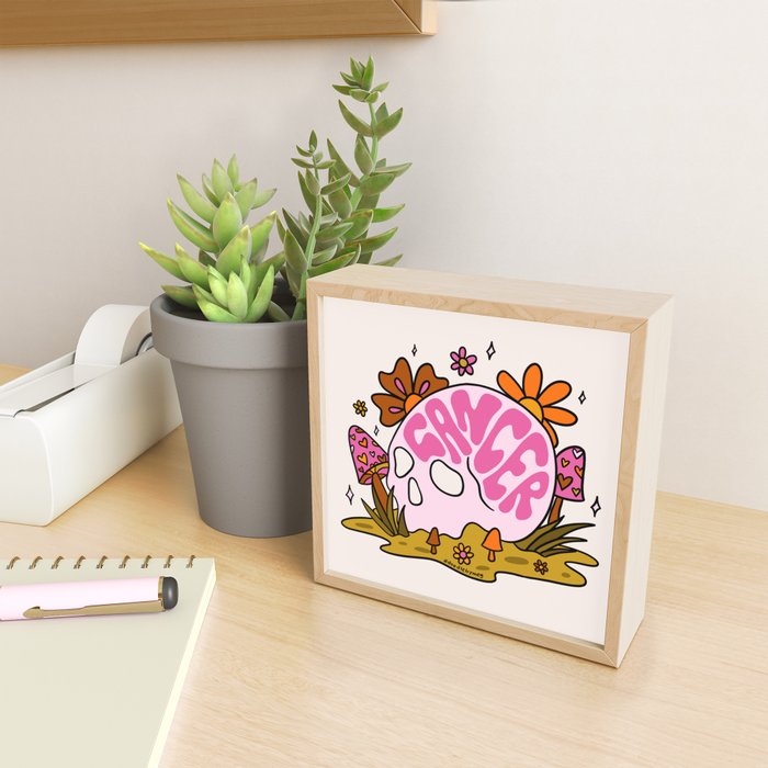 Cancer Skull Mini Art Print Gallery Image 2