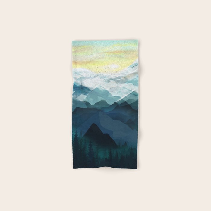 Mountain Range Bath Towel Gallery Image 1