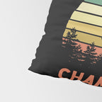 Bigfoot Hide And Seek Champion Funny Sasquatch Vintage Sunset Pillow Sham Gallery Image 4