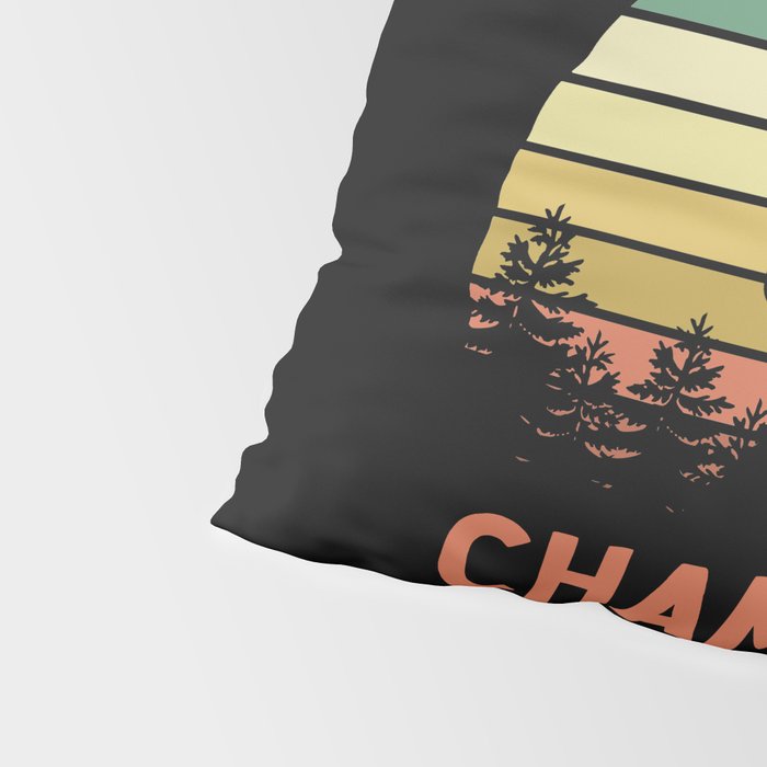Bigfoot Hide And Seek Champion Funny Sasquatch Vintage Sunset Pillow Sham Gallery Image 4