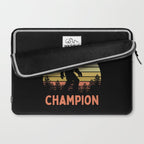 Bigfoot Hide And Seek Champion Funny Sasquatch Vintage Sunset Laptop Sleeve Gallery Image 2