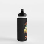 Bigfoot Hide And Seek Champion Funny Sasquatch Vintage Sunset Water Bottle Gallery Image 3