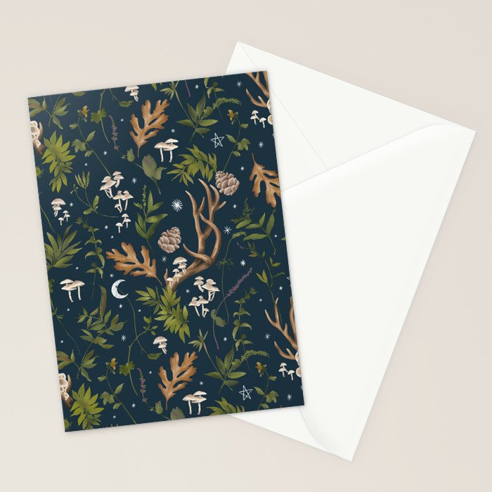 Whimsical Woodland Night Stationery Card Gallery Image 2