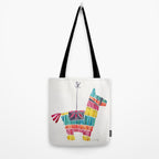 Mexican Donkey PinÌata â CMYK Palette Tote Bag Gallery Image 2
